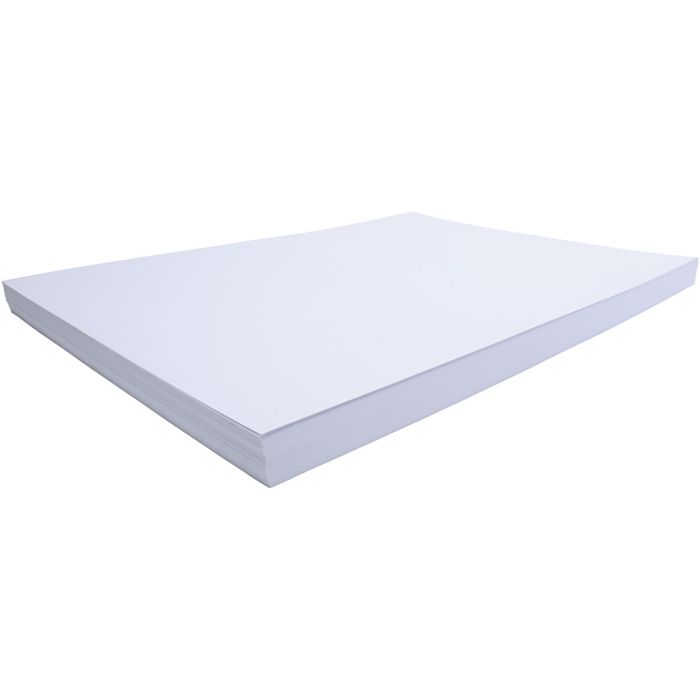 Karton, Blatt 50x70 cm, 270 g, Weiß, 100 Bl./ 1 Pck