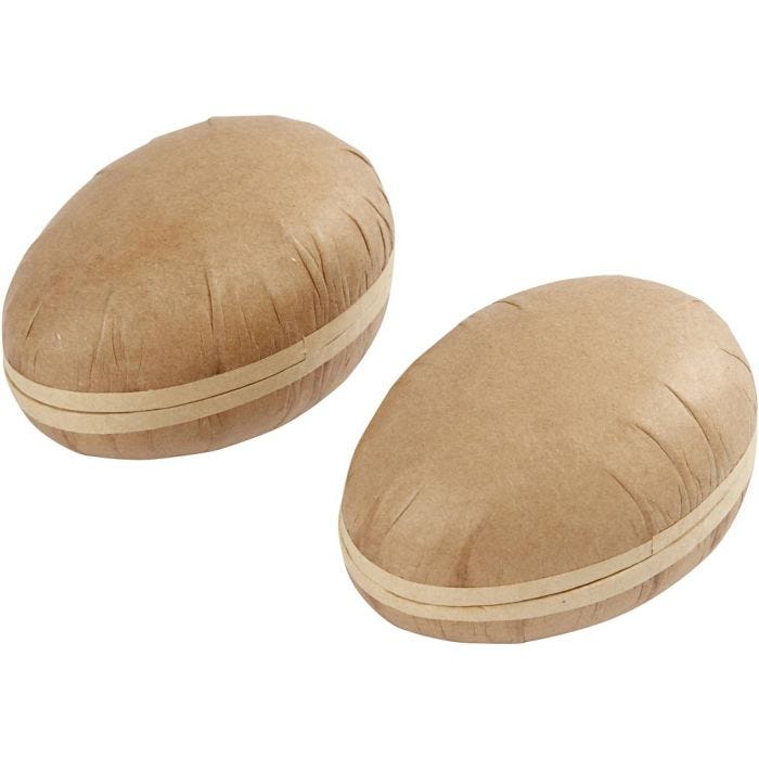 Zweiteilige Eier, L 12 cm, 16 Stk/ 1 Pck