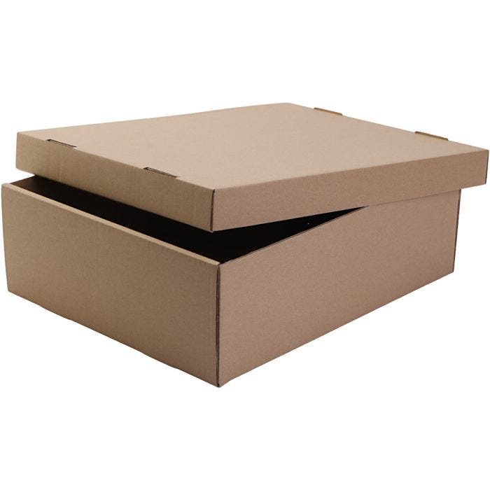 Schulbox mit Deckel, 39,5x32,5x12,5 cm, 1 Stk