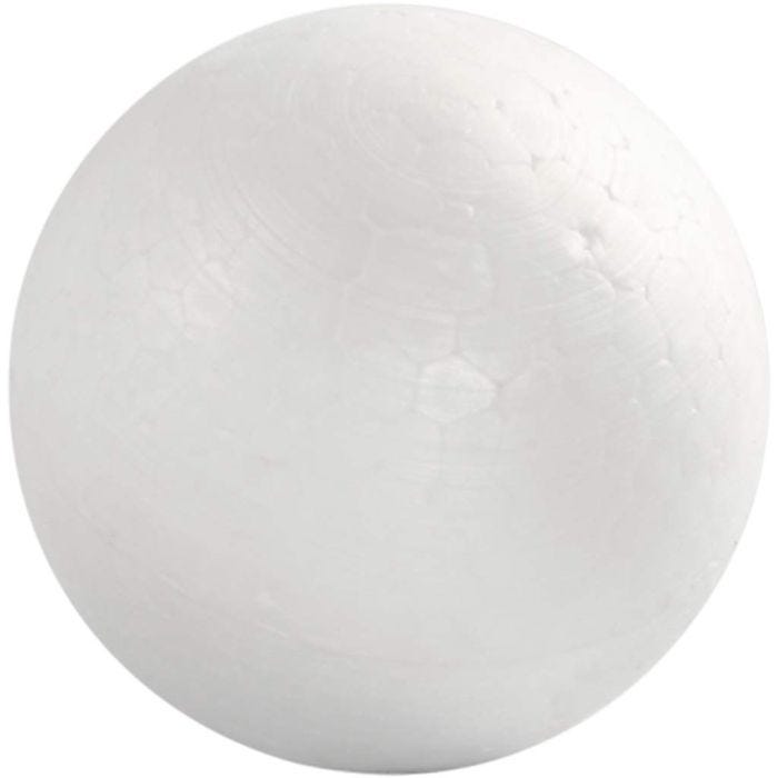 Styropor-Kugeln, D 6 cm, Weiß, 50Stk/ 1 Pck