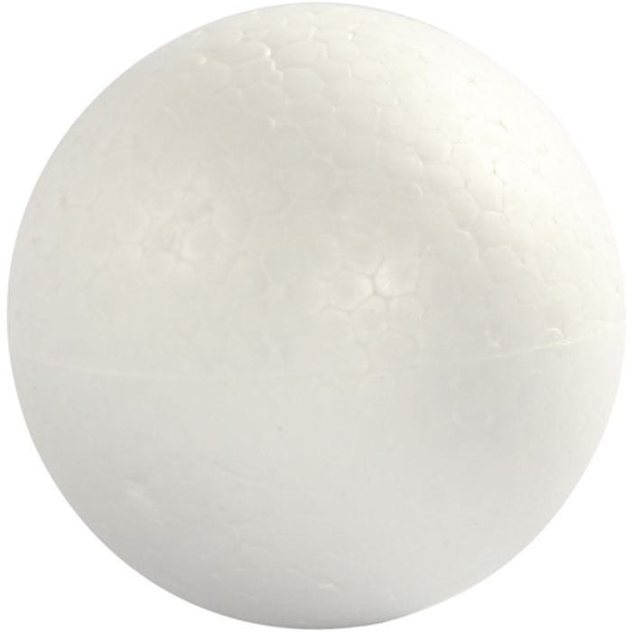 Styropor-Kugeln, D 8 cm, Weiß, 5Stk/ 1 Pck