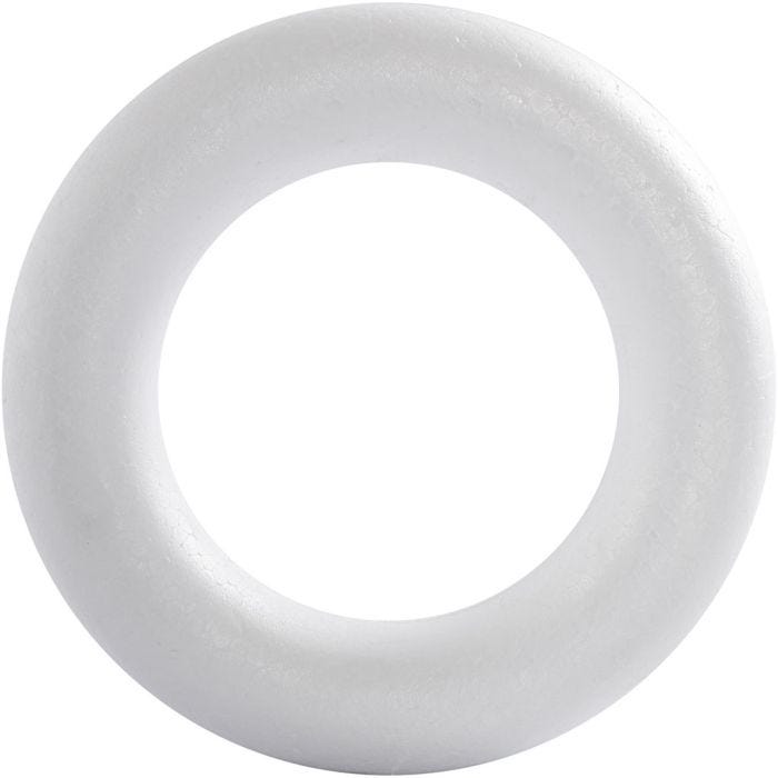 Ring, 21,5 cm, 45 mm, Weiß, 1 Stk