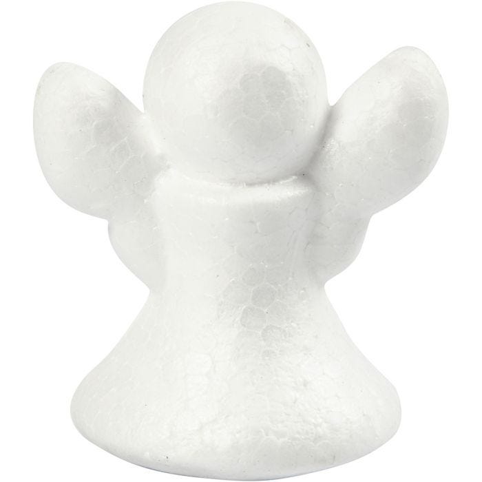 Styropor-Engel, H 6 cm, Weiß, 5 Stk/ 1 Pck