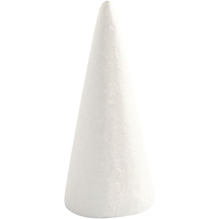 Kegel, H 14,5 cm, D 6 cm, Weiß, 5Stk/ 1 Pck