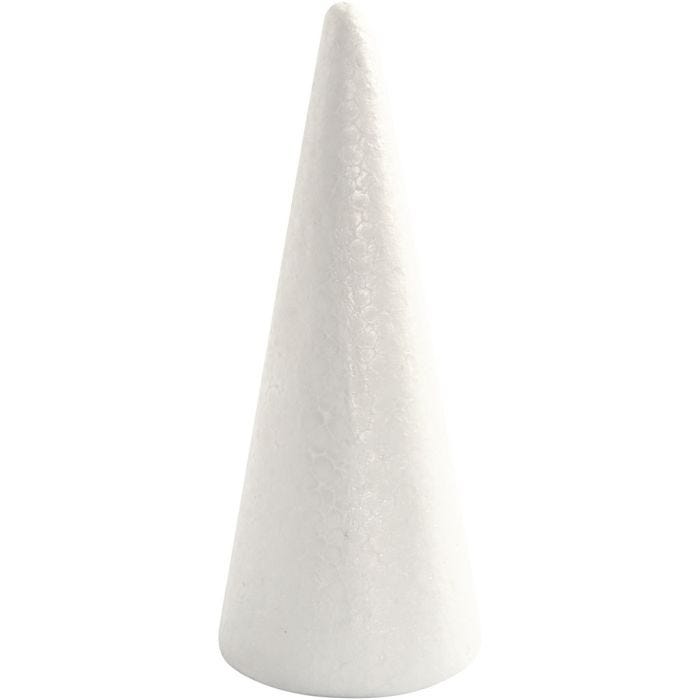 Kegel, 19,5 cm, 7 cm, Weiß, 1 Stk