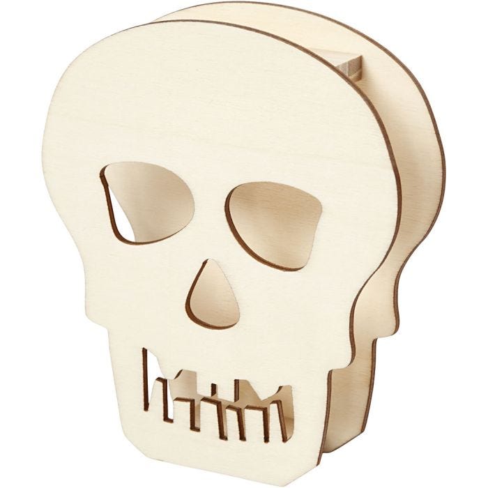 Halloween-Figur, Totenkopf, 13,5 cm, 3 cm, 11,5 cm, 1 Stk