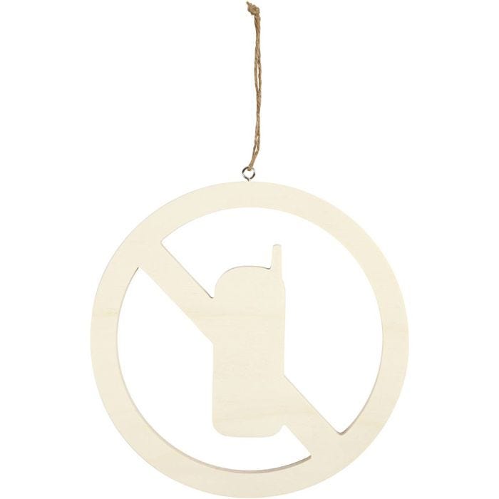 Schild, Keine Mobiltelefone, 21,3 cm, 0,9 cm, 1 Stk