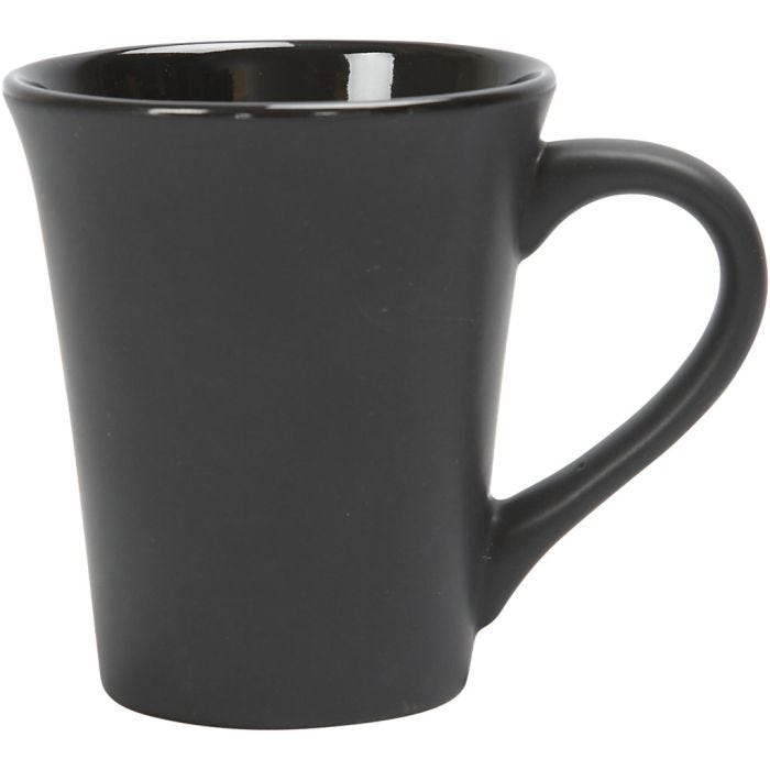 Becher , 10 cm, 5,9-8,7 cm, Schwarz, 1 Stk