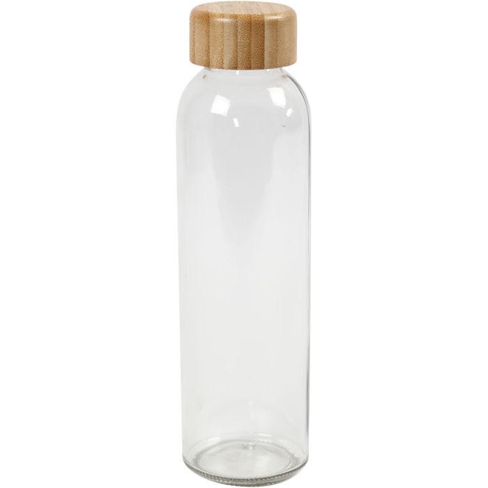 Wasserflasche, H 22 cm, D 6,7 cm, 500 ml, 1 Stk