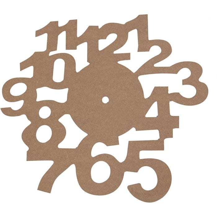 Ziffernblatt, 30 cm, 3 mm, 1 Stk