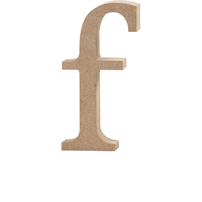 Buchstabe, f, 13 cm, 2 cm, 1 Stk