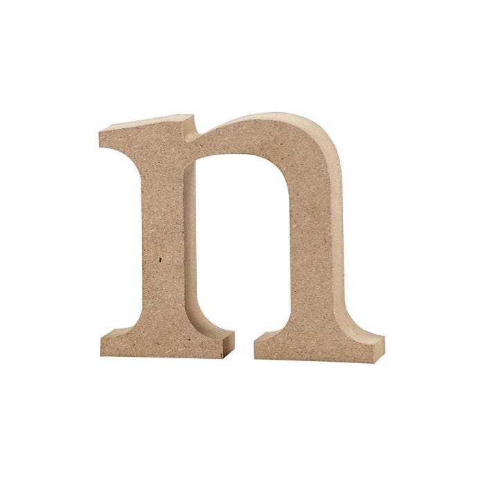 Buchstabe, n, 8 cm, 2 cm, 1 Stk