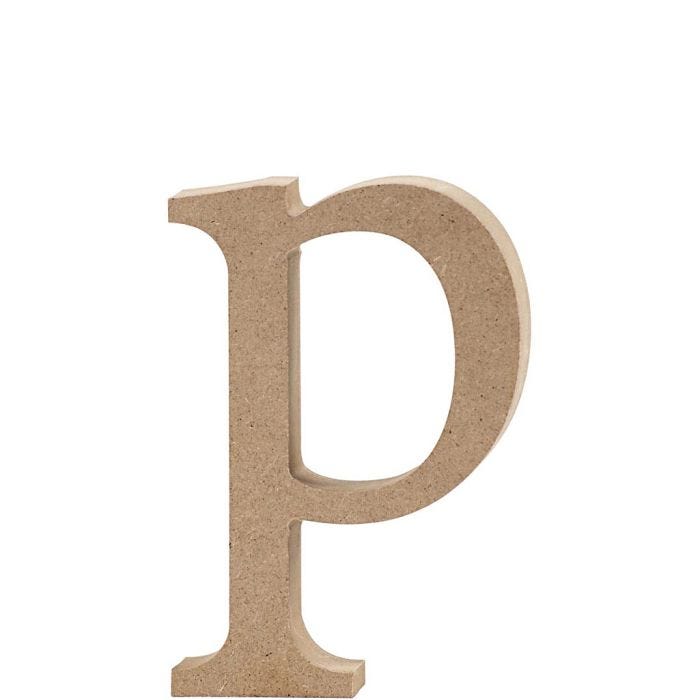 Buchstabe, p, 12,8 cm, 2 cm, 1 Stk