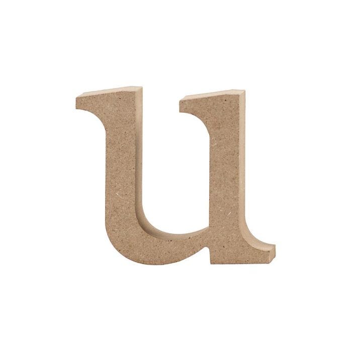 Buchstabe, u, 8,5 cm, 2 cm, 1 Stk