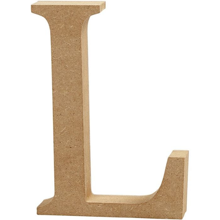 Buchstabe, L, 13 cm, 2 cm, 1 Stk