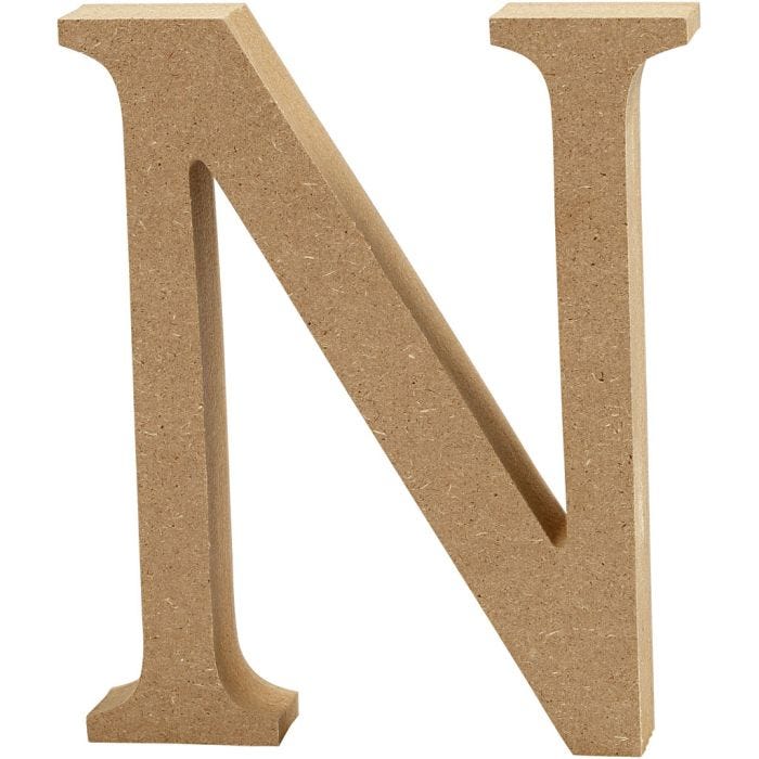 Buchstabe, N, 13 cm, 2 cm, 1 Stk