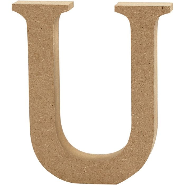 Buchstabe, U, 8 cm, 1,5 cm, 1 Stk