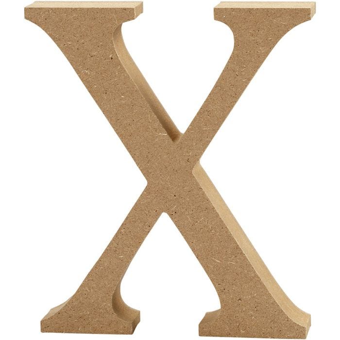 Buchstabe, X, 8 cm, 1,5 cm, 1 Stk