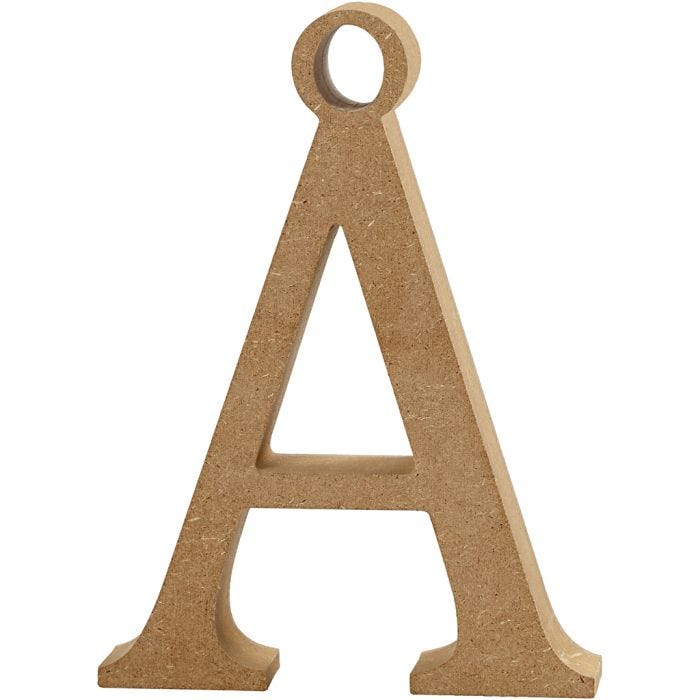 Buchstabe, Å, H 8 cm, Dicke 1,5 cm, 1 Stk