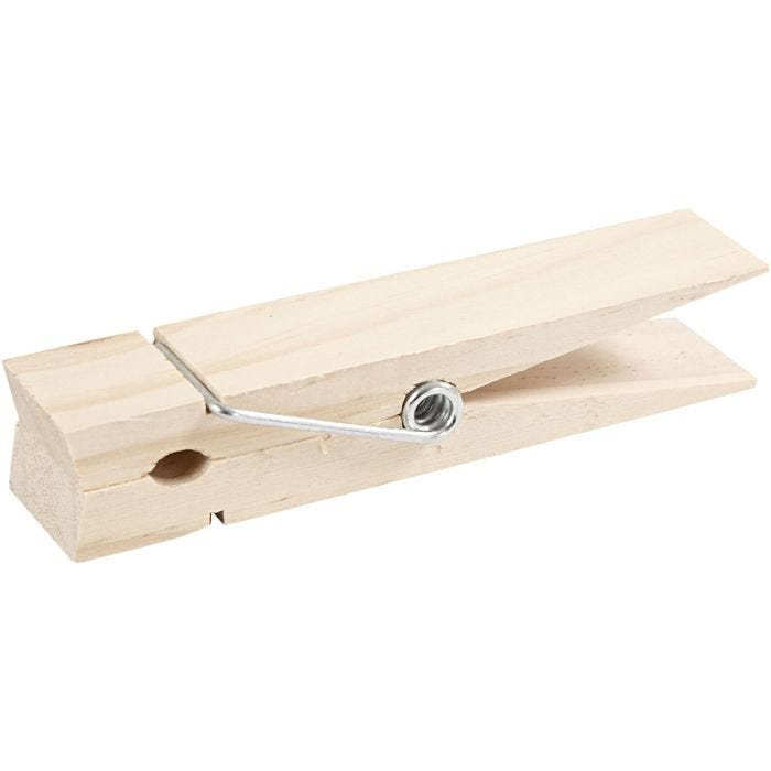 Holzklammer, 15 cm, 3,5 cm, 1 Stk