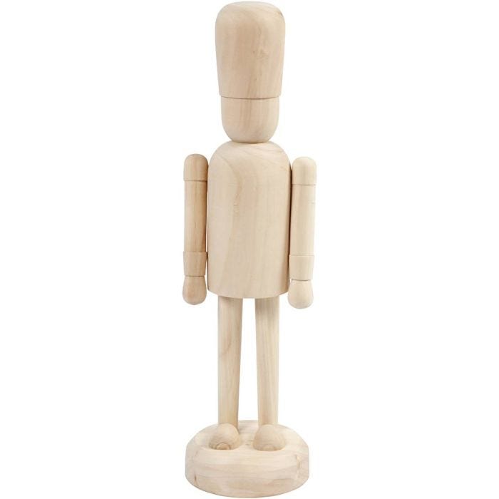 Holzfigur, 45 cm, 1 Stk