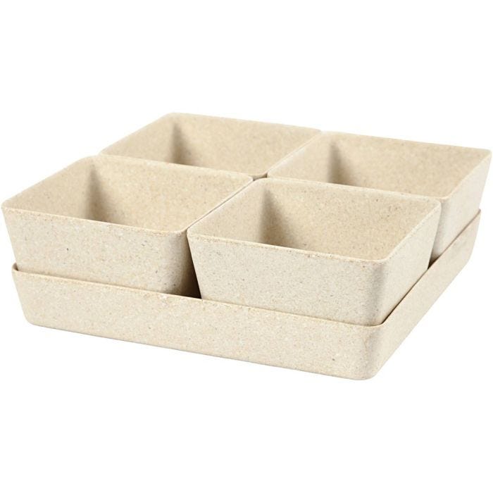Blumentopf-Kästchen, 8 cm, 19,5 cm, 1 Set