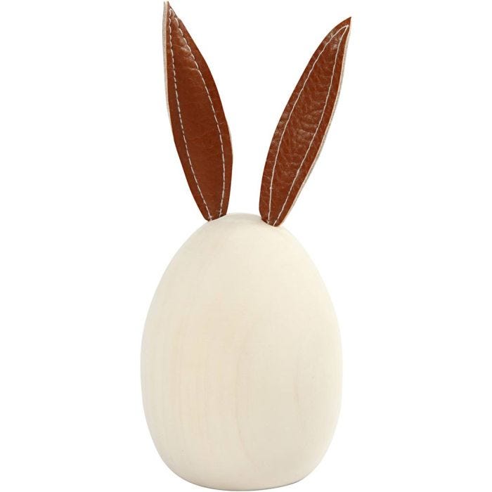 Hase, H 19 cm, D 7,9 cm, 1 Stk