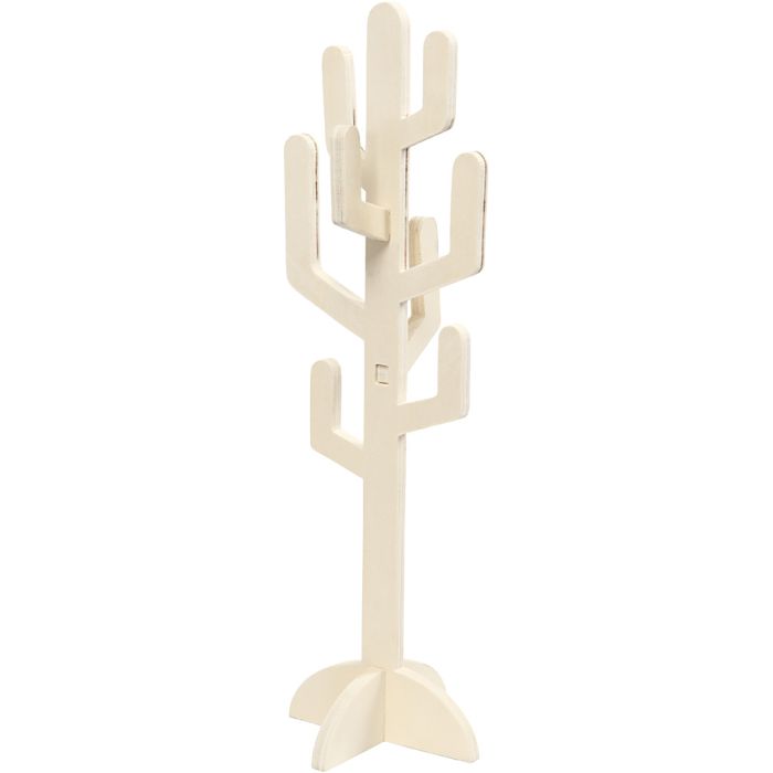 Kaktus aus Holz, 38 cm, 12 cm, 8 mm, 1 Stk