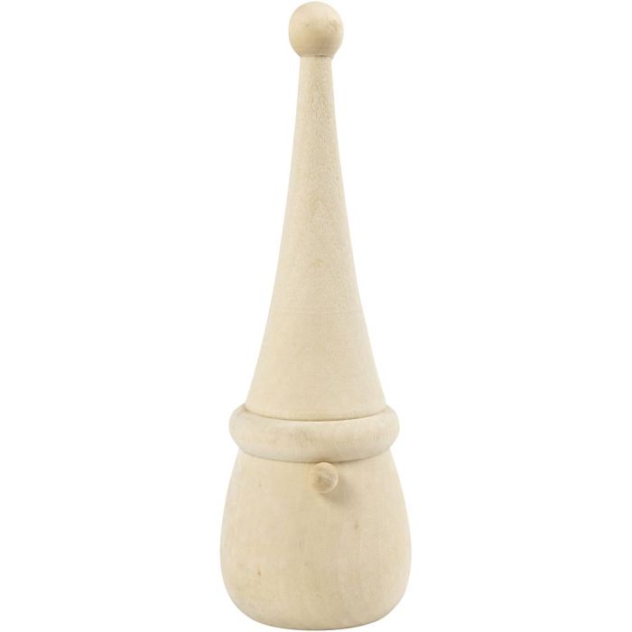 Skandinavischer Weihnachtszwerg, H 16 cm, D 6 cm, 1 Stk