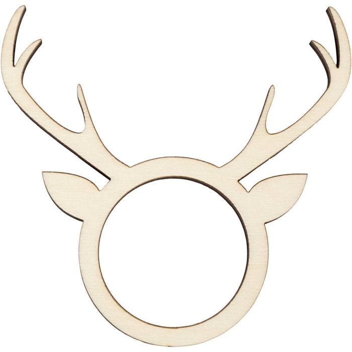 Serviettenring, 8 cm, 5 mm, 4,5 cm, 3,5 cm, 4Stk/ 1 Pck