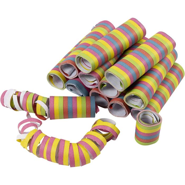 Luftschlangen, 12 Rolle/ 1 Pck