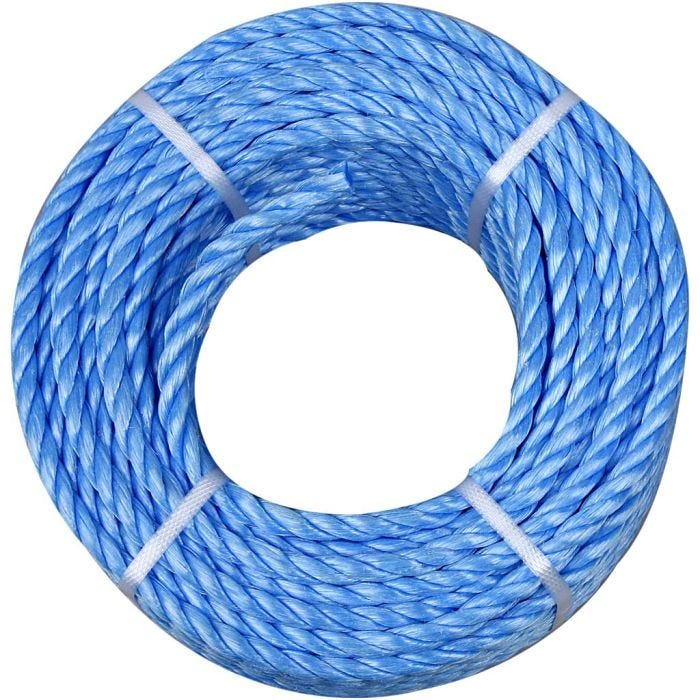 Polypropylen-Seil, Dicke 6 mm, 20 m/ 1 Rolle