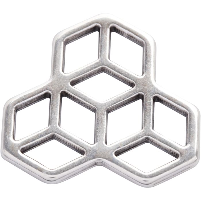 Schmuckanhänger, D 30 mm, Versilbert, 1 Stk