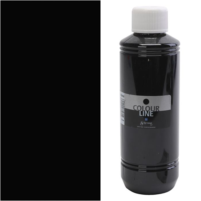 Schwarz, 250 ml/ 1 Fl.