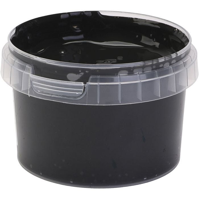 PRIMO Fingerfarbe, Schwarz, 250 ml/ 1 Fl.