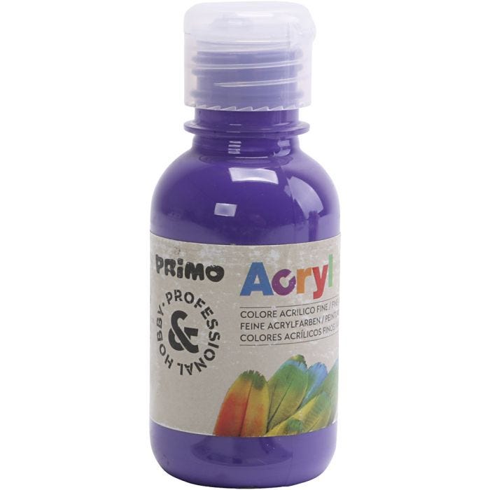 PRIMO Acrylfarbe in ausgezeichneter Qualität, Flieder, 125 ml/ 1 Fl.