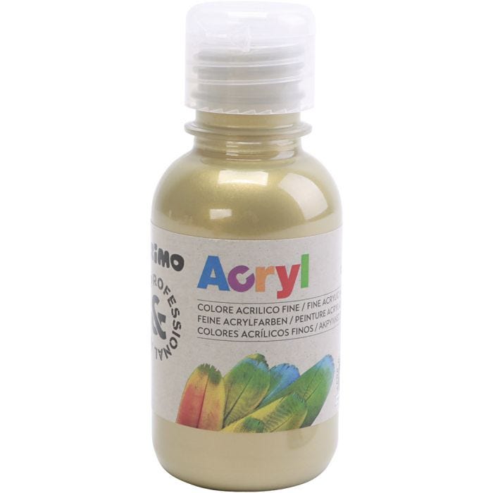 PRIMO Acrylfarbe in ausgezeichneter Qualität, Bronze, 125 ml/ 1 Fl.
