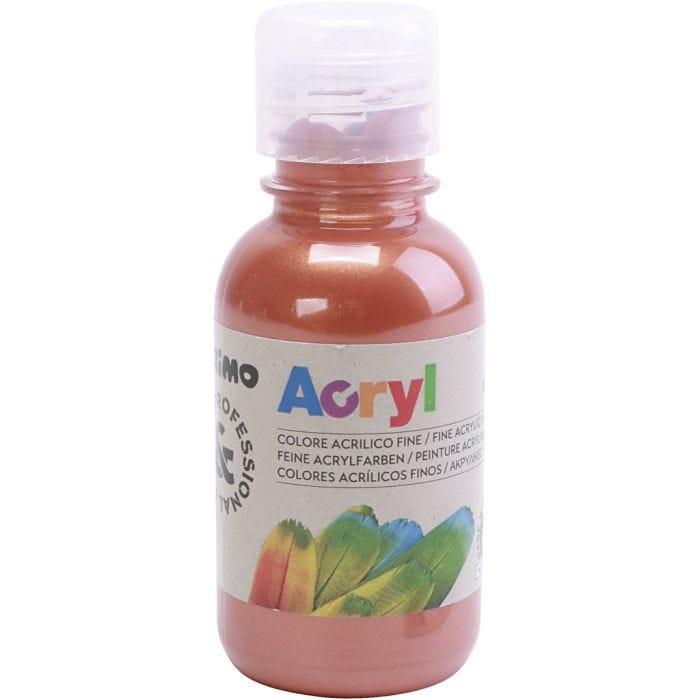 PRIMO Acrylfarbe in ausgezeichneter Qualität, Kupfer, 125 ml/ 1 Fl.