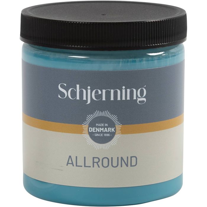 Outdoor-Farbe, seidenmatte, Blau, 250 ml/ 1 Fl.