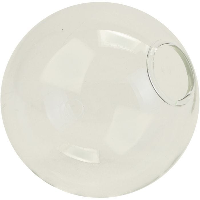 Glas-Kugelvase, D 7 cm, Lochgröße 2 cm, 12 Stk/ 1 Pck