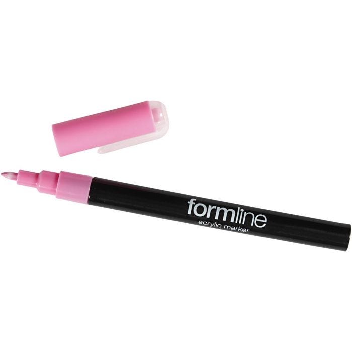formline Acrylmarker, 0,7 mm, Pink, 1 Stk