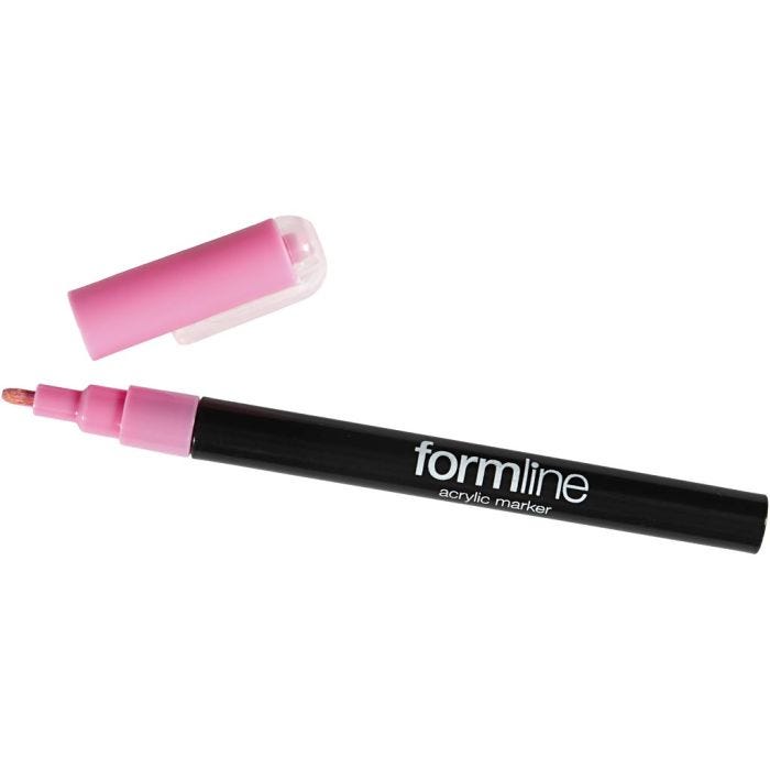 formline Acrylmarker, 0,9-1,3 mm, Pink, 1 Stk