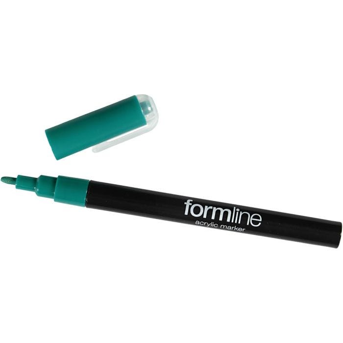formline Acrylmarker, 0,9-1,3 mm, Grün, 1 Stk