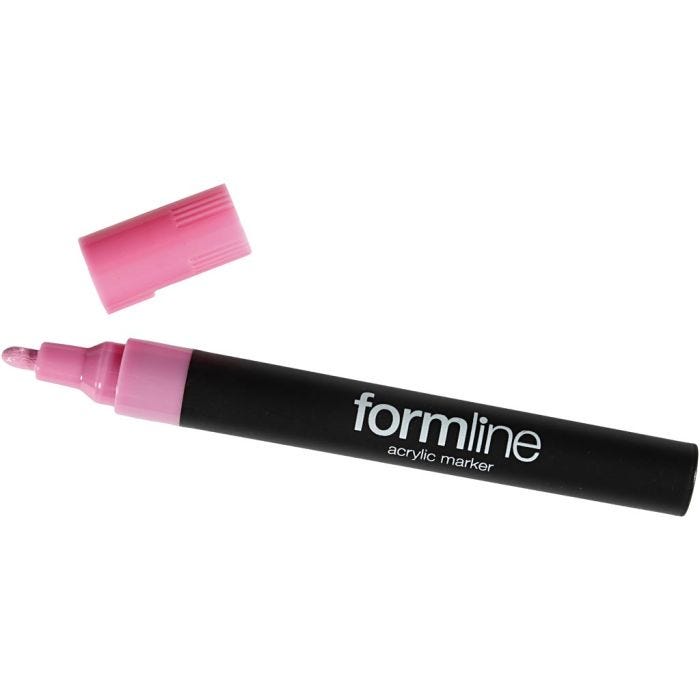 formline Acrylmarker, 2.5 mm, Pink, 1 Stk
