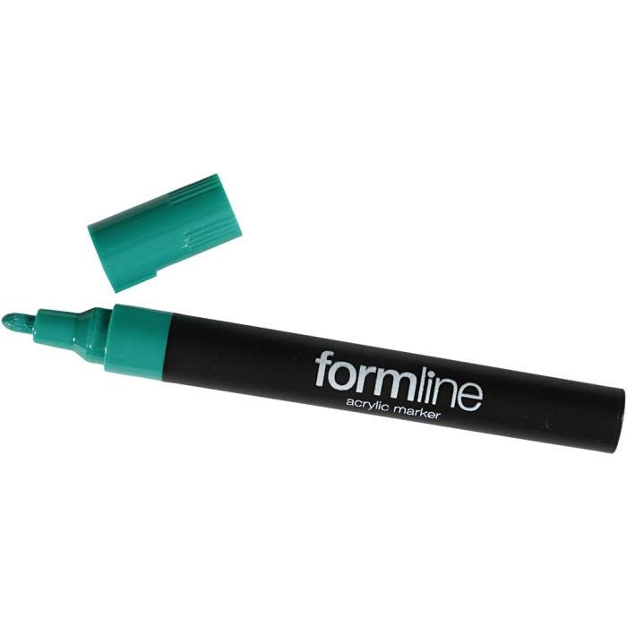 formline Acrylmarker, 2.5 mm, Grün, 1 Stk