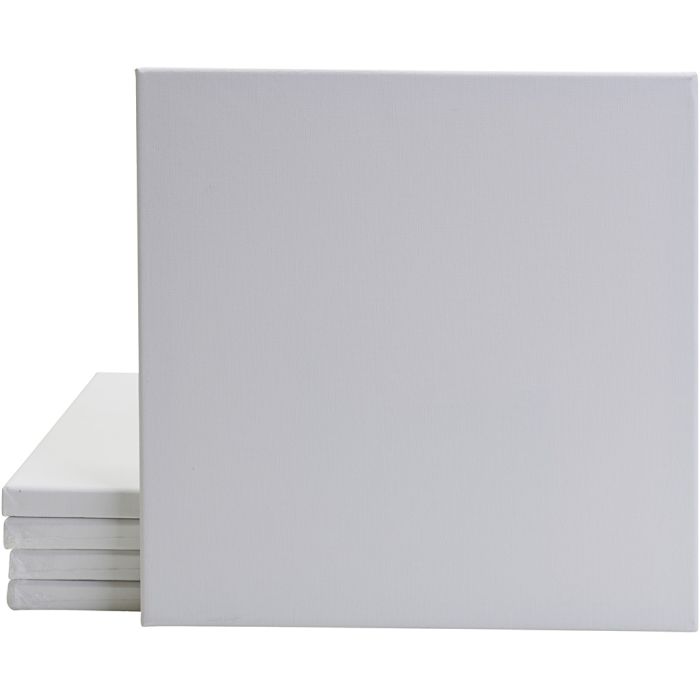 formline Leinwände, Größe 8x8x0,8 cm, 280 g, 20 Stk/ 1 Pck