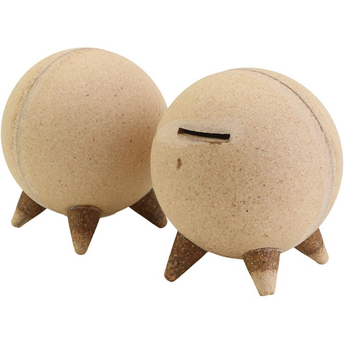 Spardose aus Holz, D 11 cm, 10 Stk/ 1 Pck