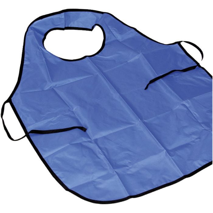 Malschürze mit Kragen, 100 cm, M-XL cm, Blau, 1 Stk