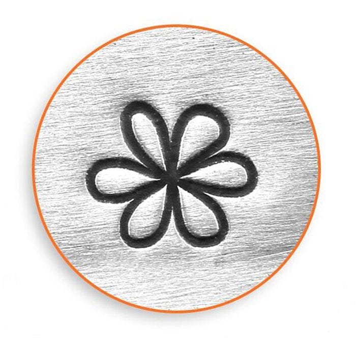 Prägestempel, Blume, L 65 mm, Größe 6 mm, 1 Stk
