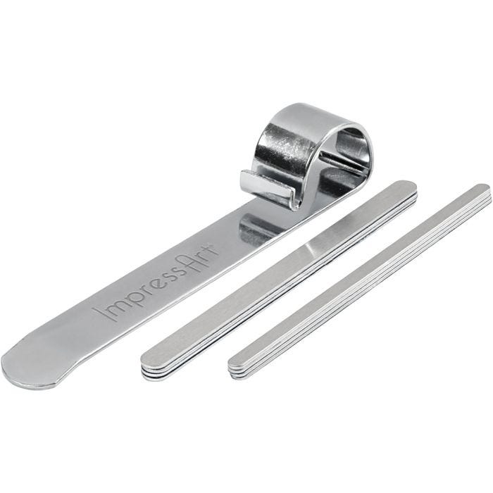 Biegewerkzeug und Metallbänder für Armreifen, 15 cm, 6-106 mm, Aluminium, 1 Set